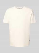 JOOP! Collection T-Shirt mit Rundhalsausschnitt und Stitching in Offwh...