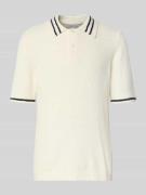 Samsøe Samsøe Strickshirt mit Polokragen Modell 'SAPEDRO POLO' in Offw...