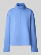 adidas Sportswear Sweatshirt mit Stehkragen und Reißverschluss in Blau...