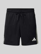 adidas Sportswear Shorts mit elastischem Bund und Tunnelzug in Black, ...