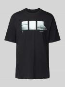 adidas Sportswear T-Shirt mit Motiv-Print in Black, Größe L