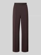 Cambio Stoffhose in verkürzter Passform Modell 'CAMERON' in Dunkelbrau...