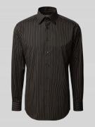 ETERNA Modern Fit Businesshemd mit Kentkragen in Black, Größe 43