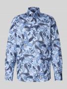 ETERNA Modern Fit Business-Hemd mit Knopfleiste in Bleu, Größe 40