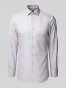 ETERNA Slim Fit Business-Hemd mit Kentkragen in Sand, Größe 42