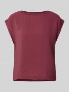 OPUS T-Shirt mit Kappärmeln Modell 'Silkisi' in Bordeaux, Größe 38