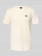 EA7 Emporio Armani Regular Fit T-Shirt mit Logo-Patch Modell 'Train' i...