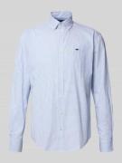 Fynch-Hatton Regular Fit Freizeithemd mit Logo-Stitching Modell 'Popli...