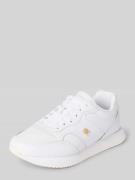 Tommy Hilfiger Low Top Sneaker aus echtem Leder in Weiss, Größe 36