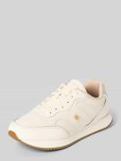 Tommy Hilfiger Low Top Sneaker aus echtem Leder in Offwhite, Größe 37