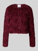 Rich & Royal Regular Fit Blazer mit Knopfleiste in Bordeaux, Größe S