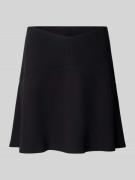 BOSS Orange Ausgestellter Mini-Rock aus Viskose-Mix in Black, Größe XS