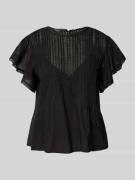 Scotch & Soda Regular Fit Bluse aus reiner Baumwolle mit Lochmuster in...
