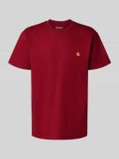 Carhartt Work In Progress T-Shirt mit Label-Stitching und Rundhalsauss...