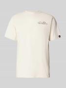 Ellesse T-Shirt mit Statement-Print Modell 'MEMORALIA' in Offwhite, Gr...