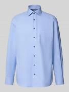 ETERNA Comfort Fit Business-Hemd mit Knopfleiste in Bleu, Größe 45