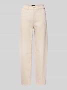 Marc Cain Relaxed Fit High Waist Jeans mit Eingrifftaschen in Offwhite...