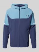 Under Armour Trainingsjacke mit Eingrifftaschen in Dunkelblau, Größe L