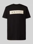ARMANI EXCHANGE Regular Fit T-Shirt aus reiner Baumwolle mit Logo-Prin...