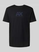 ARMANI EXCHANGE Regular Fit T-Shirt aus reiner Baumwolle mit Logo-Prin...