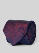 Monti Seidenkrawatte mit floralem Allover-Print (7 cm) in Rot, Größe 1