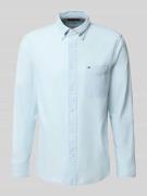 Tommy Hilfiger Regular Fit Jeanshemd aus reiner Baumwolle in Jeansblau...