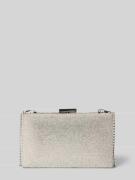 Jake*s Cocktail Clutch mit Strasssteinbesatz in Silber, Größe 1