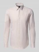 BOSS Slim Fit Businesshemd aus reiner Baumwolle in Beige, Größe 43