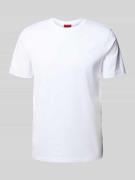HUGO Regular Fit T-Shirt aus reiner Baumwolle Modell 'DIMERSTEE' in We...
