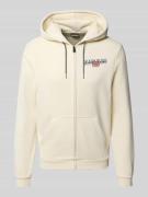 Napapijri Sweatjacke mit Kapuze und Känguru-Tasche Modell 'AYLMER' in ...