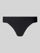 Triumph String mit breitem elastischem Bund in Black, Größe 36