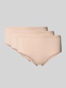 Sloggi Slip mit Label-Print Modell 'GO DAILY' im 3er-Pack in Beige, Gr...