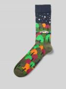 Happy Socks Socken mit Motiv-Stitching Modell 'Night Driving ' in Mari...
