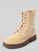 Geox Schnürstiefel mit Reißverschluss Modell 'Norize' in Sand, Größe 3...