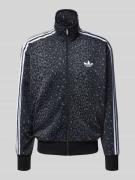 adidas Originals Sweatjacke mit Stehkragen und Reißverschluss in Black...