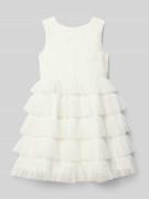 Happy Girls Regular Fit Kleid mit Rüschenbesatz in Ecru, Größe 152