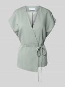 Jake*s Collection Weste mit Taillengürtel in Lind, Größe 34