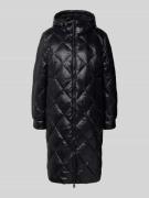 Marc Cain Steppmantel mit Zweiwege-Reißverschluss in Black, Größe 34