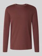 Christian Berg Men Longshirt mit Rundhalsausschnitt in Metallic Rot, G...
