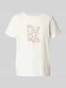 Tom Tailor Regular Fit T-Shirt aus reiner Baumwolle in Weiss, Größe M