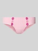 Marie Jo Slip mit floralem Zierbesatz Modell 'Avero' in Rosa, Größe 36