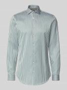 Jake*s Slim Fit Businesshemd mit Haifischkragen und extra langem Arm i...