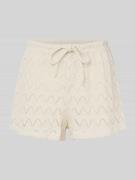 Gina Tricot Shorts mit elastischem Bund Modell 'Isadora' in Offwhite, ...