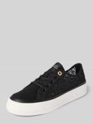 Tommy Hilfiger Low Top Sneaker in Mesh-Optik in Black, Größe 36