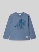 Mayoral Longsleeve mit Label-Detail in Blau, Größe 104