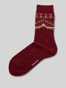 Falke Socken mit Kaschmir-Anteil und Strukturmuster Modell 'Specia' in...