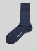Falke Socken aus Schurwoll-Mix mit Logo-Print Modell 'Airport' in Rauc...