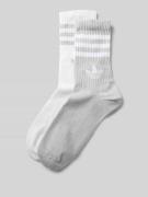 adidas Originals Socken mit Label-Detail im 2er-Pack in Hellgrau, Größ...