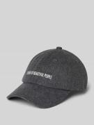 Drykorn Basecap aus Woll-Mix mit Stitching Modell 'JESPER' in Dunkelgr...