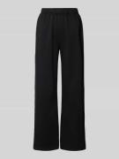 Pieces Regular Fit Jogpants aus Baumwoll-Mix Modell 'CHILLI' in BLACK,...